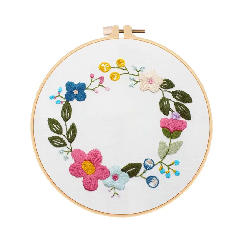 Cross-Border Embroidered Floral Design for DIY Home Decor - Image 3