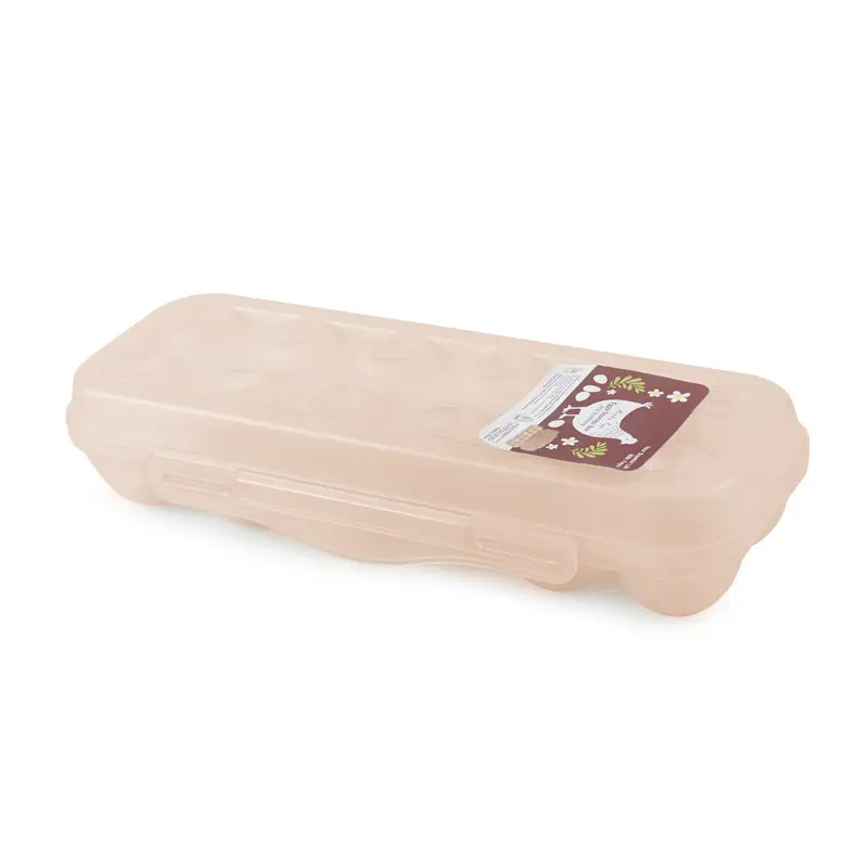 Pink 18-Grid Egg Storage Box with Lid - Image 10