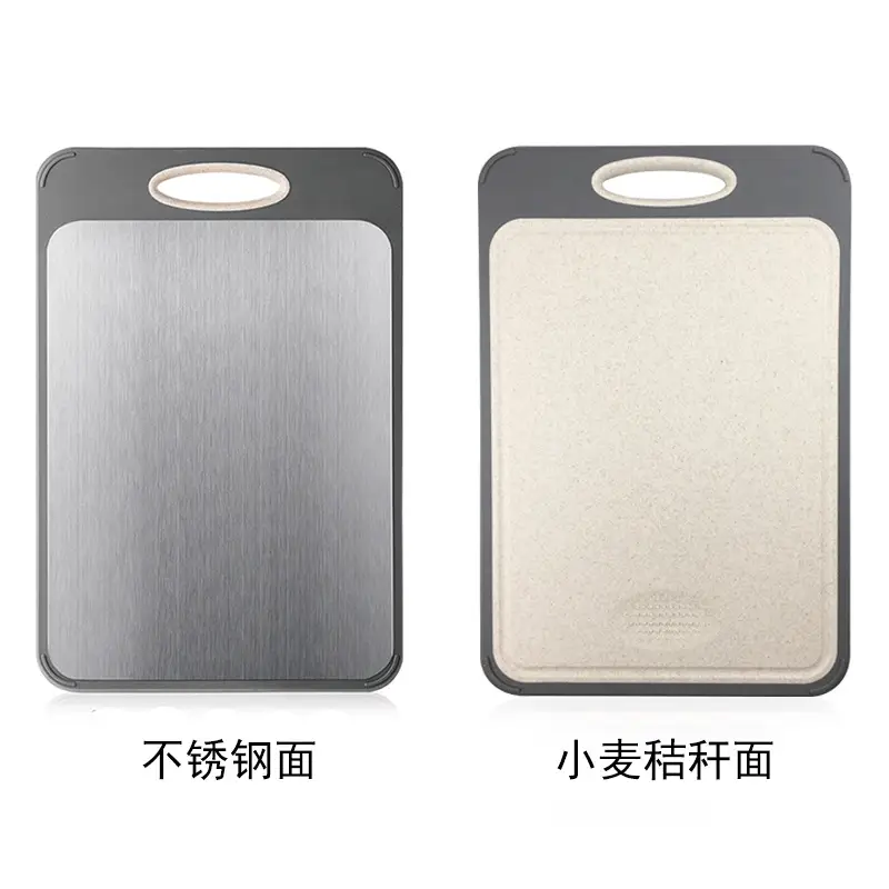 Double-Sided Stainless Steel Cutting Board 40cm - Image 9