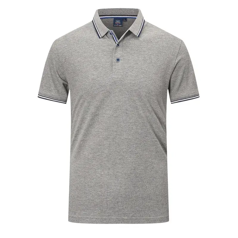 Red Polo Shirt with Logo & Lapel - Image 7