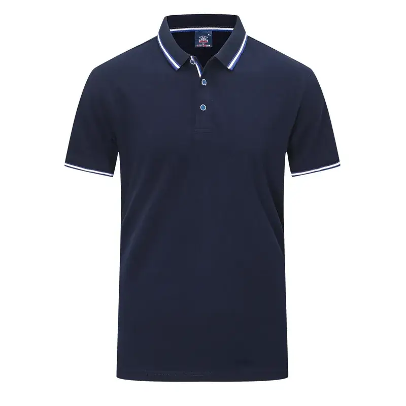 Red Polo Shirt with Logo & Lapel - Image 8