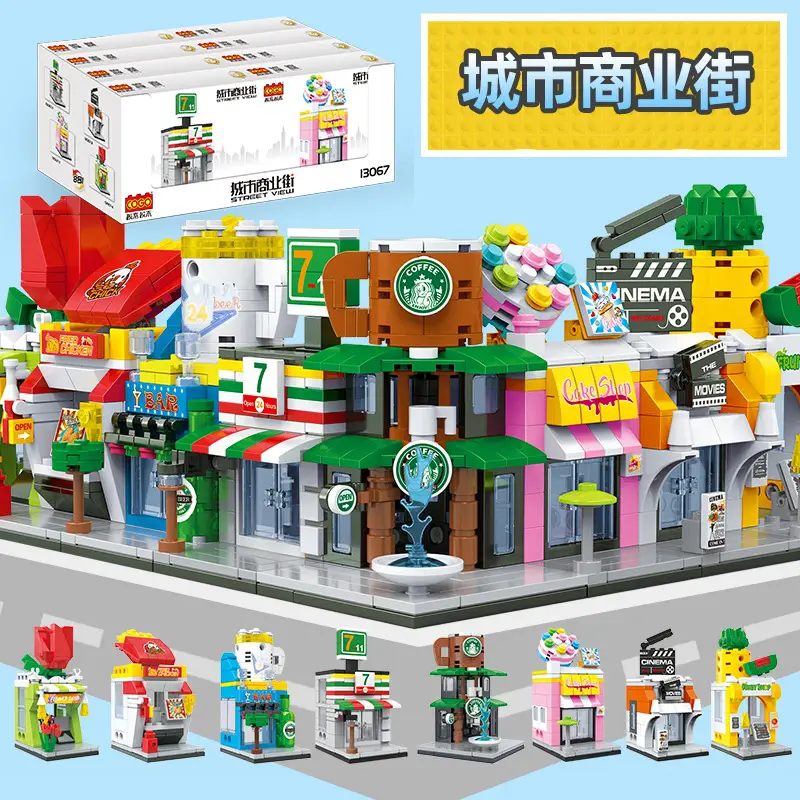 Free Shipping 8 in 1 Compatible Lego Assembled Building Blocks Aerospace Military Fire Police Children's Educational Toys Gift Hot Sale