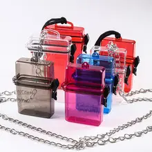 Red Transparent Lighter Chain Bag for Women — feature 13
