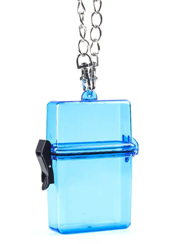 Red Transparent Lighter Chain Bag for Women - Image 11