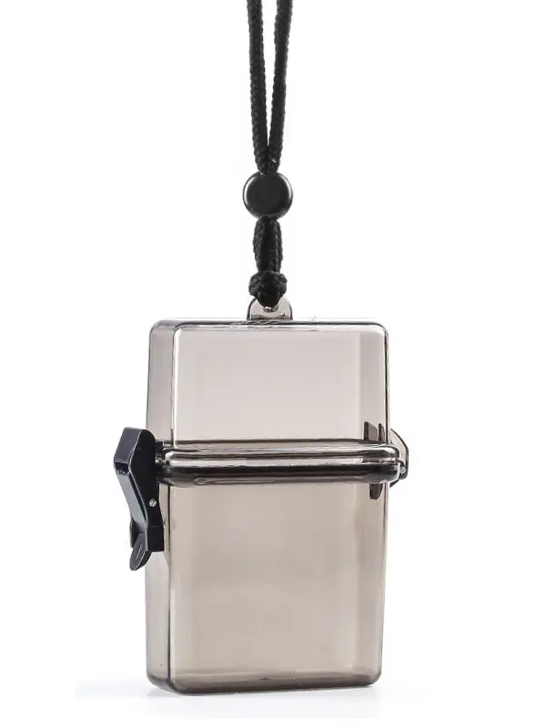 Red Transparent Lighter Chain Bag for Women - Image 4
