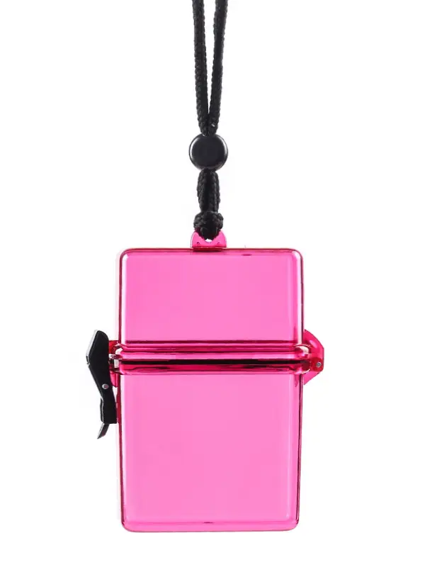 Red Transparent Lighter Chain Bag for Women - Image 6