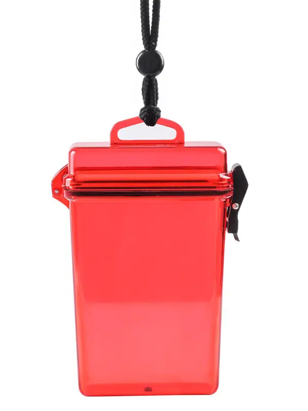 Red Transparent Lighter Chain Bag for Women - Image 8