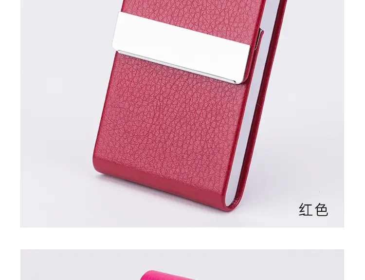 Pink Men's Metal Cigarette Box with Anti-Pressure Design — feature 29