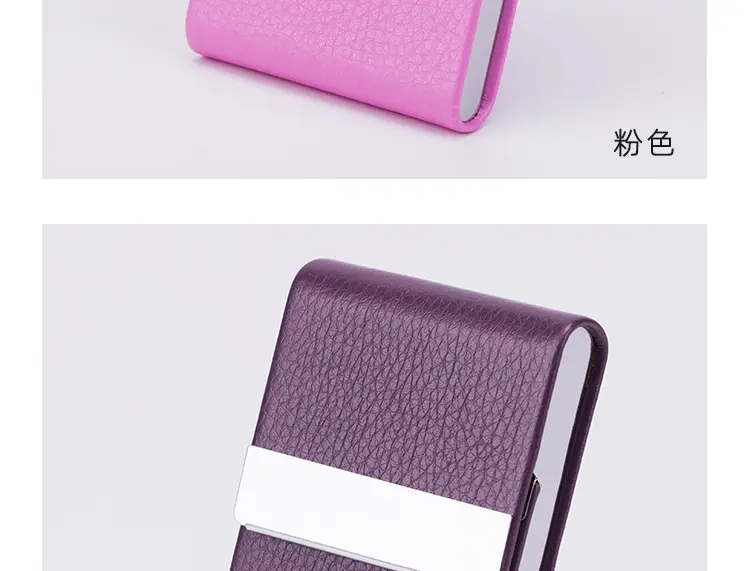 Pink Men's Metal Cigarette Box with Anti-Pressure Design — feature 32