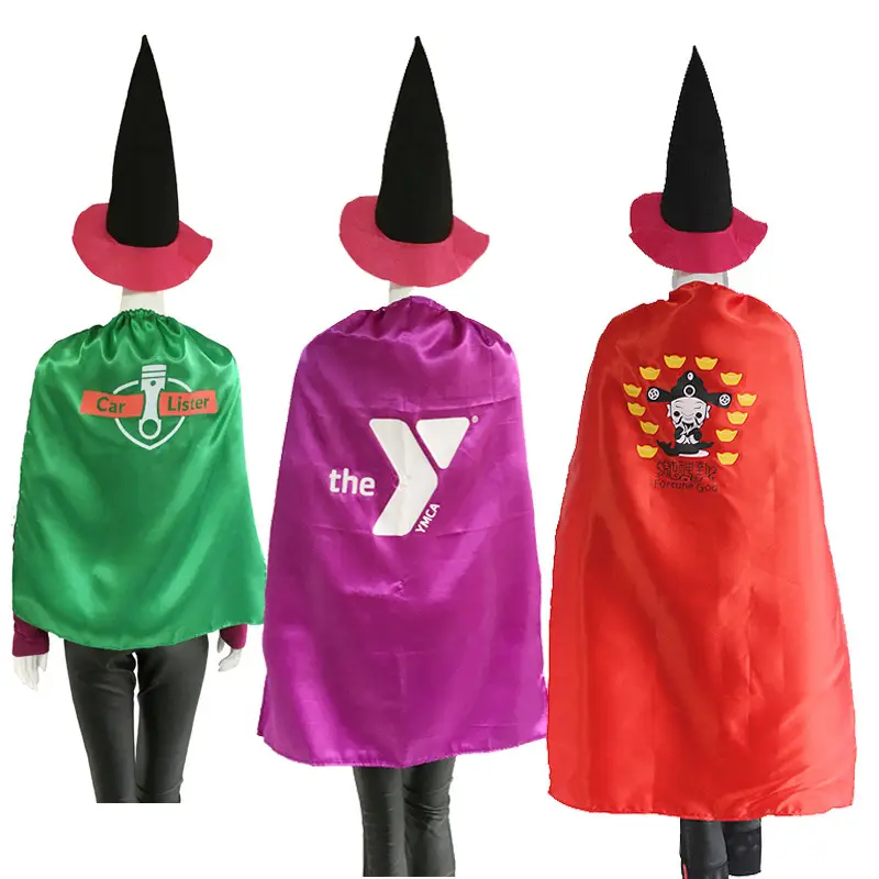 Superhero Halloween Cloak Printed Single Layer - Image 14