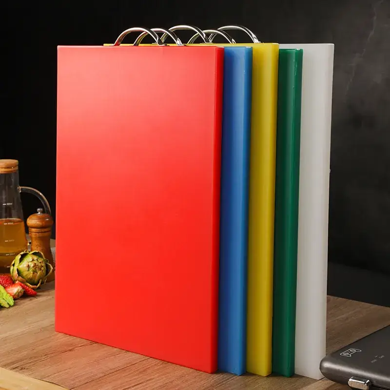 Yellow Square Plastic Cutting Board for Home & Kitchen - Image 3