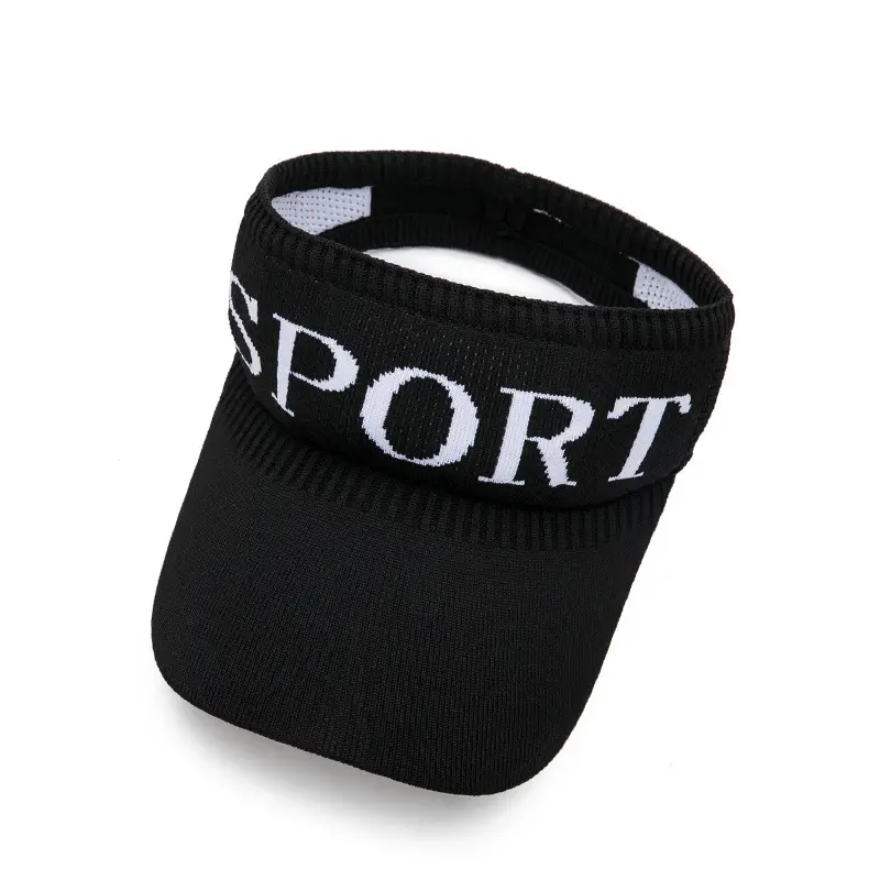 Women's Korean Version Baseball Visor Cap with Diamond Choker