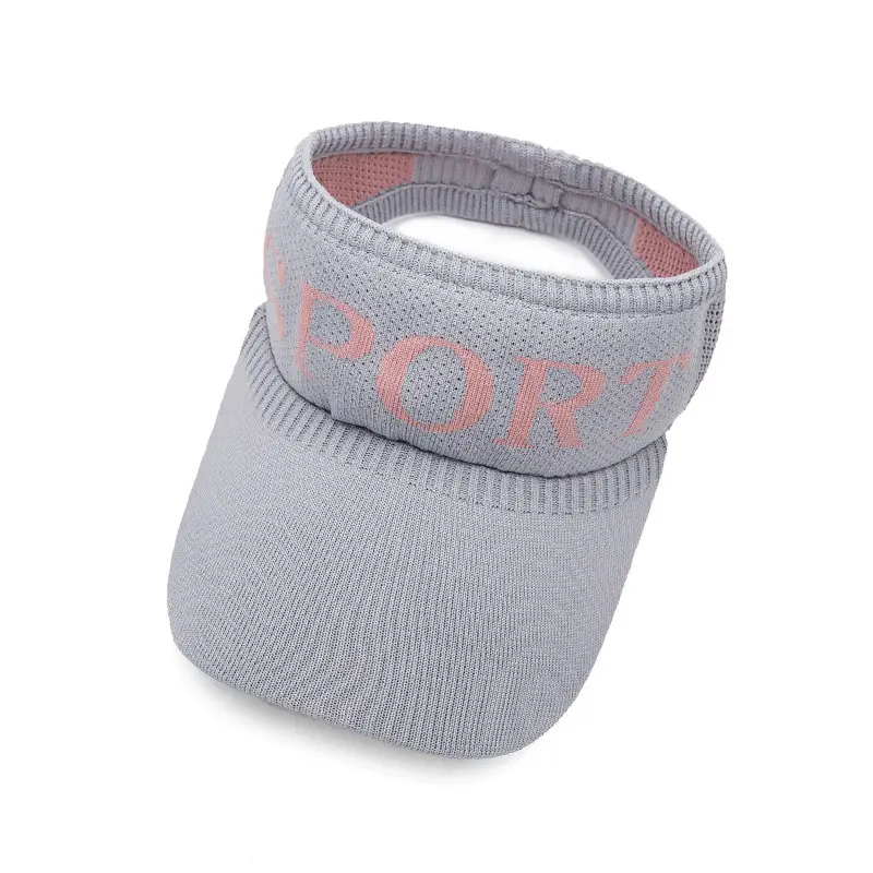 Women's Korean Version Baseball Visor Cap with Diamond Choker