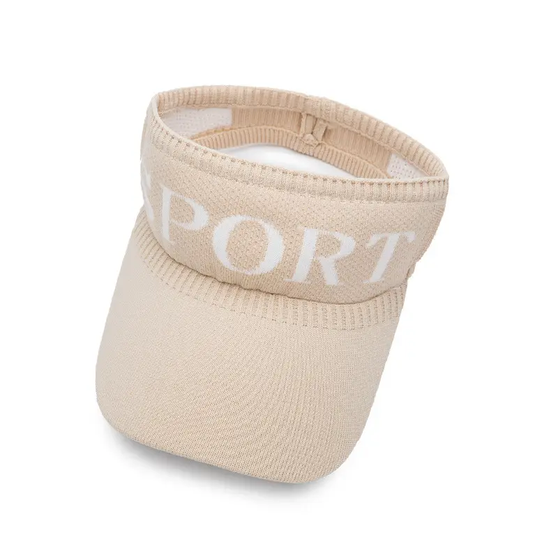 Women's Korean Version Baseball Visor Cap with Diamond Choker