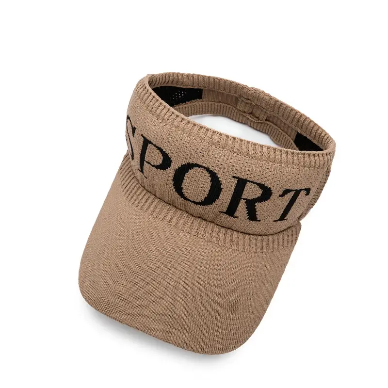 Women's Korean Version Baseball Visor Cap with Diamond Choker