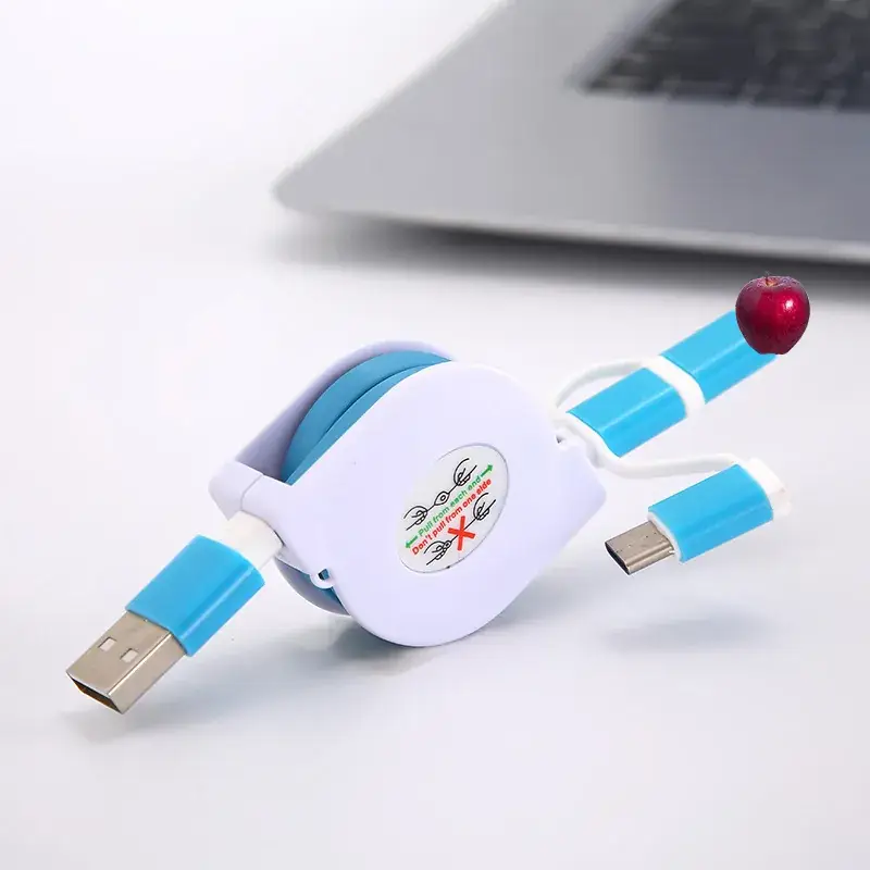 Tie-Back Three-In-One Charging Cable for Mobile Phone - Image 8