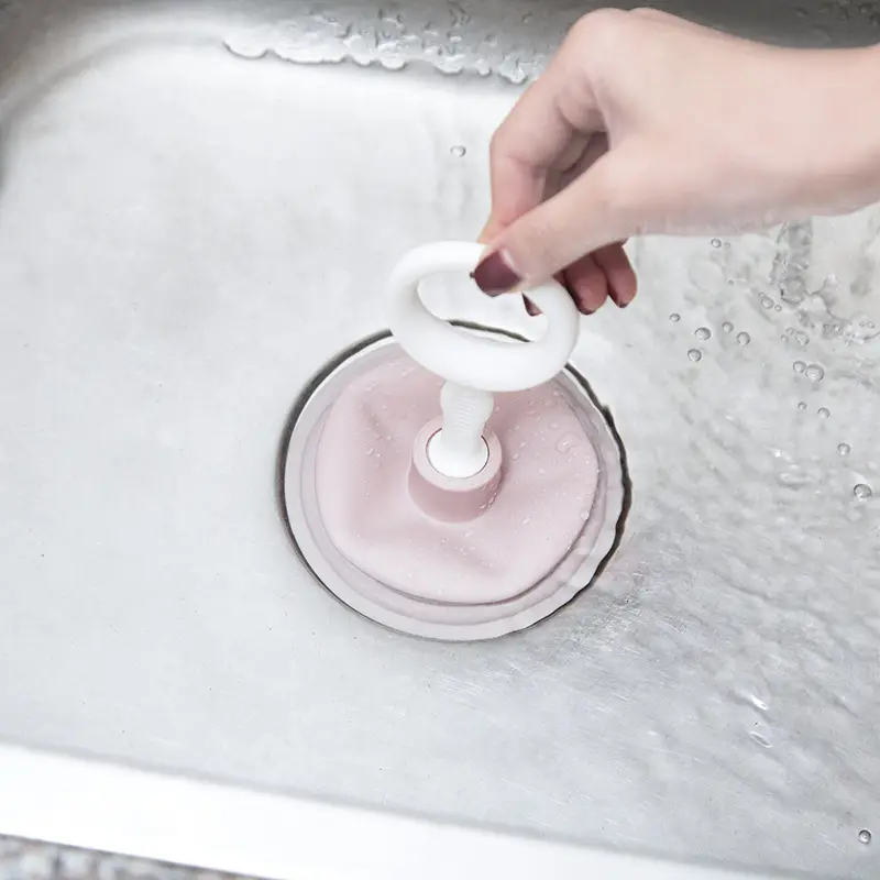 Pink Multi-Function Sink Suction Cup Toilet Tool - Image 6