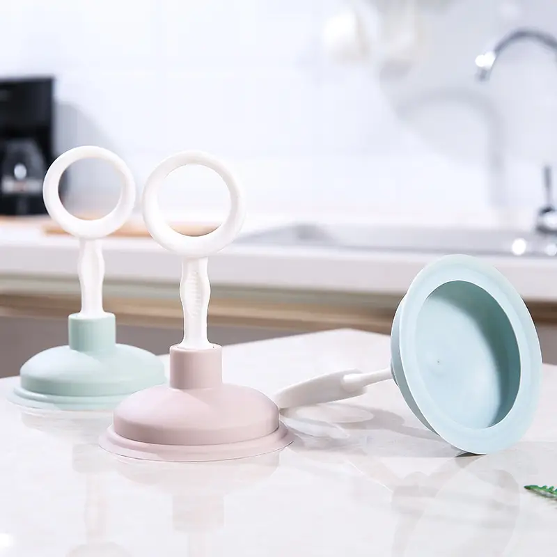 Pink Multi-Function Sink Suction Cup Toilet Tool - Image 7