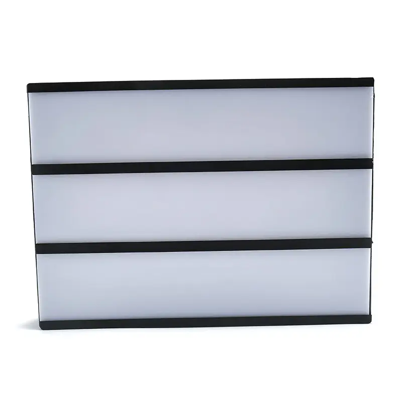 Black A4 light box