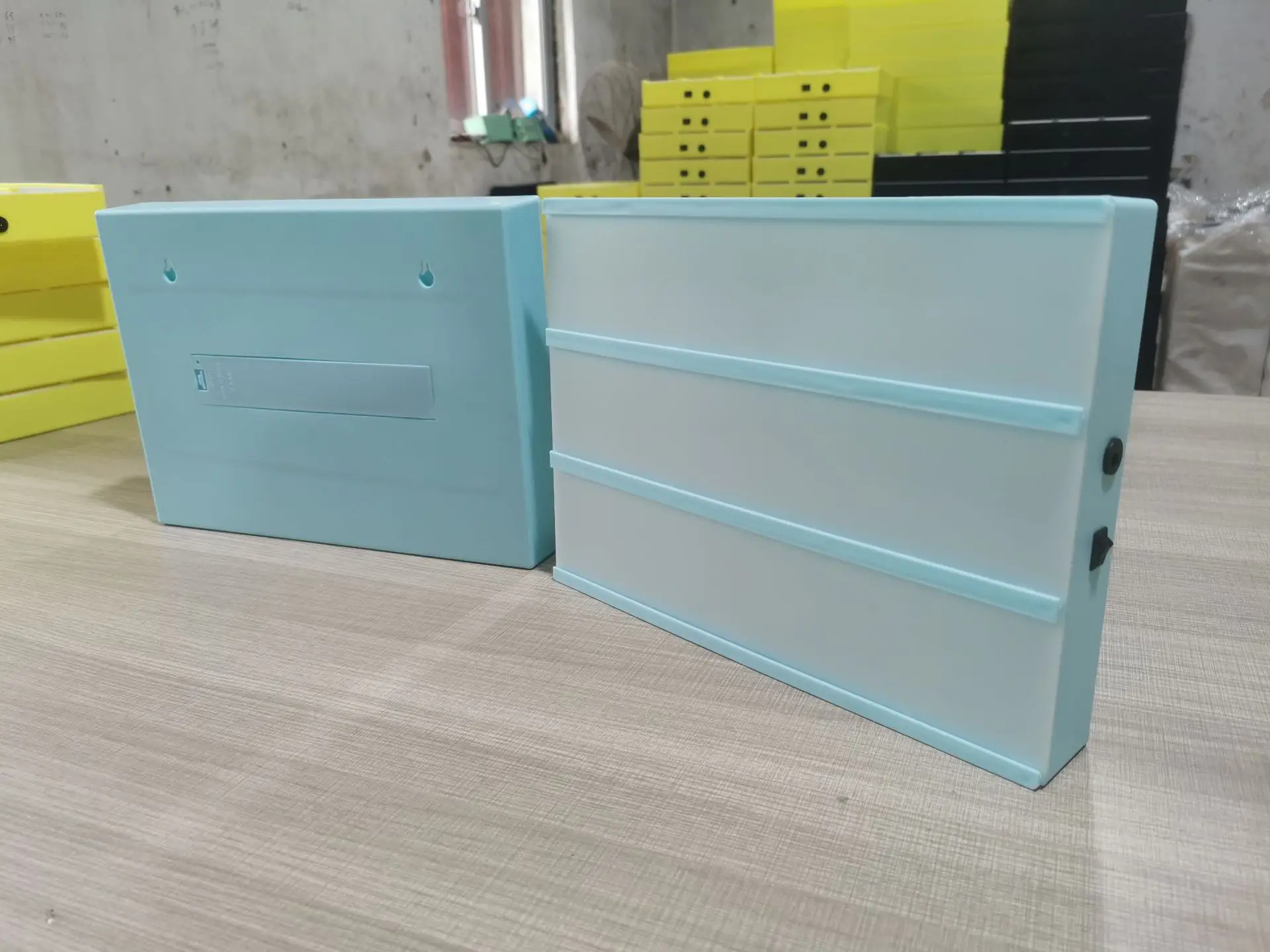 Sky blue A4 light box