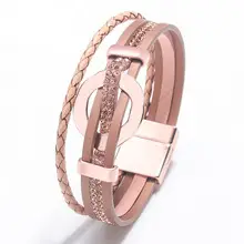 Multi-Layer Braided Magnetic Buckle Bracelet for Women — feature 11