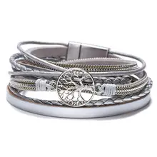 Multi-Layer Braided Magnetic Buckle Bracelet for Women — feature 17
