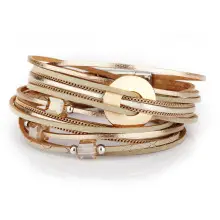 Multi-Layer Braided Magnetic Buckle Bracelet for Women — feature 19