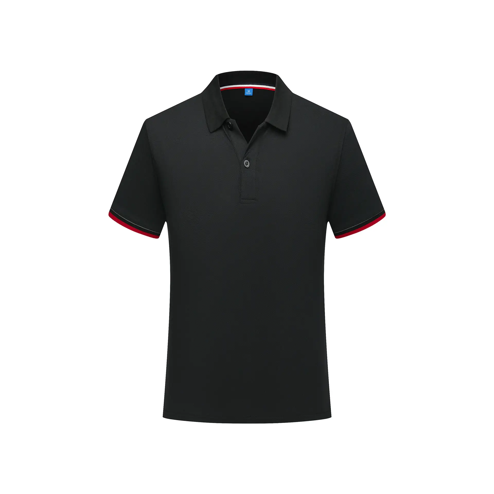 Light Blue Polo T-Shirt with Embroidered Details - Image 3