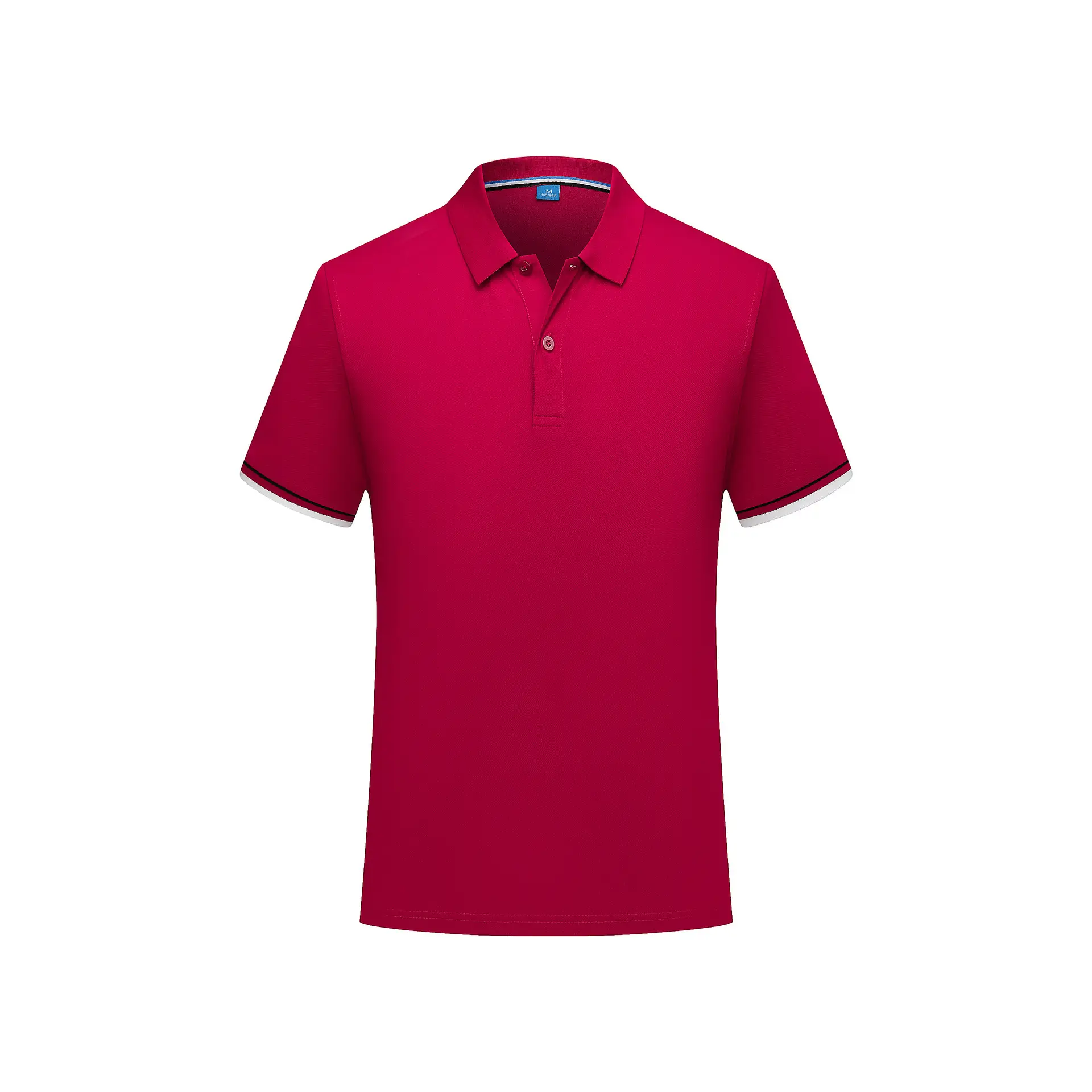Light Blue Polo T-Shirt with Embroidered Details - Image 6