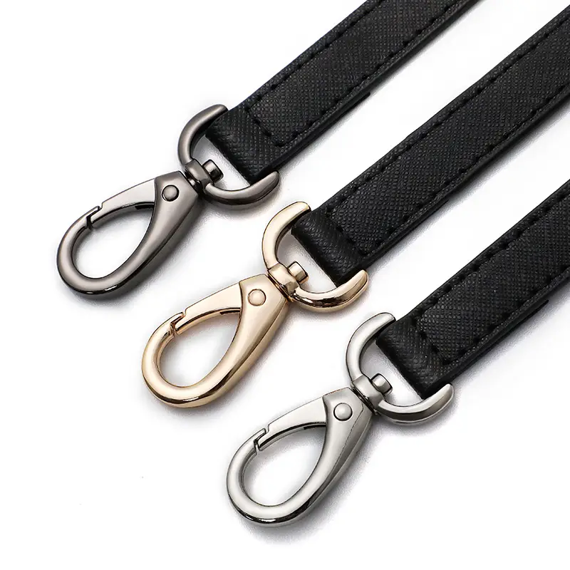 Adjustable Leather Shoulder Bag with Silver Buckle - Image 35