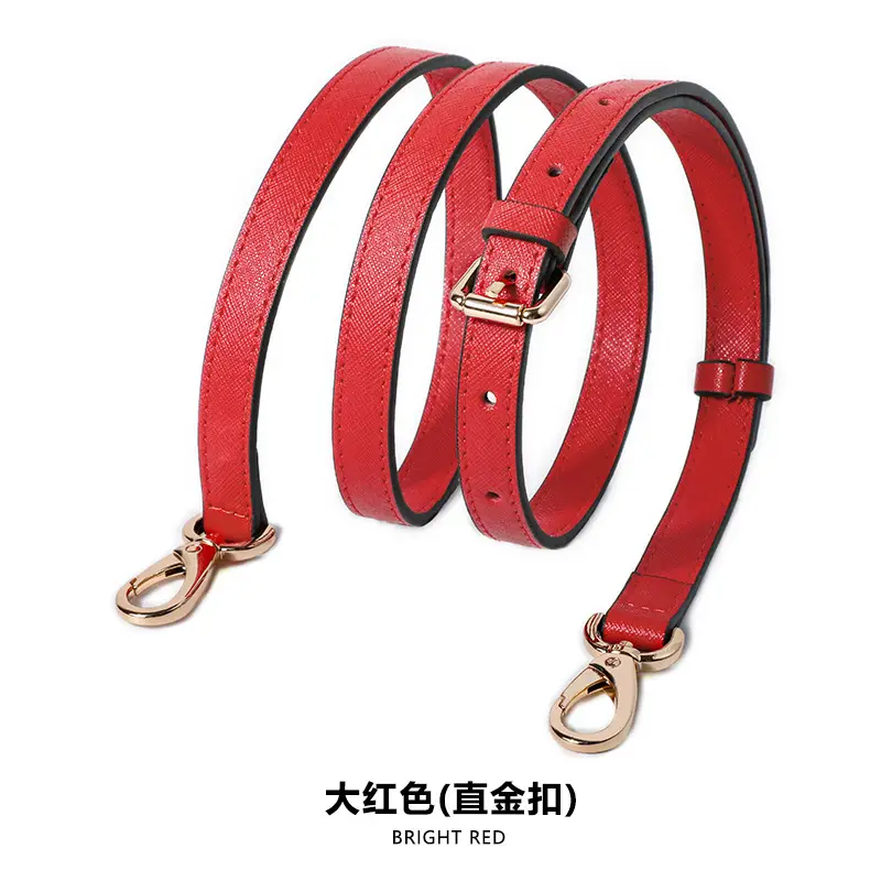Adjustable Leather Shoulder Bag with Silver Buckle - Image 10