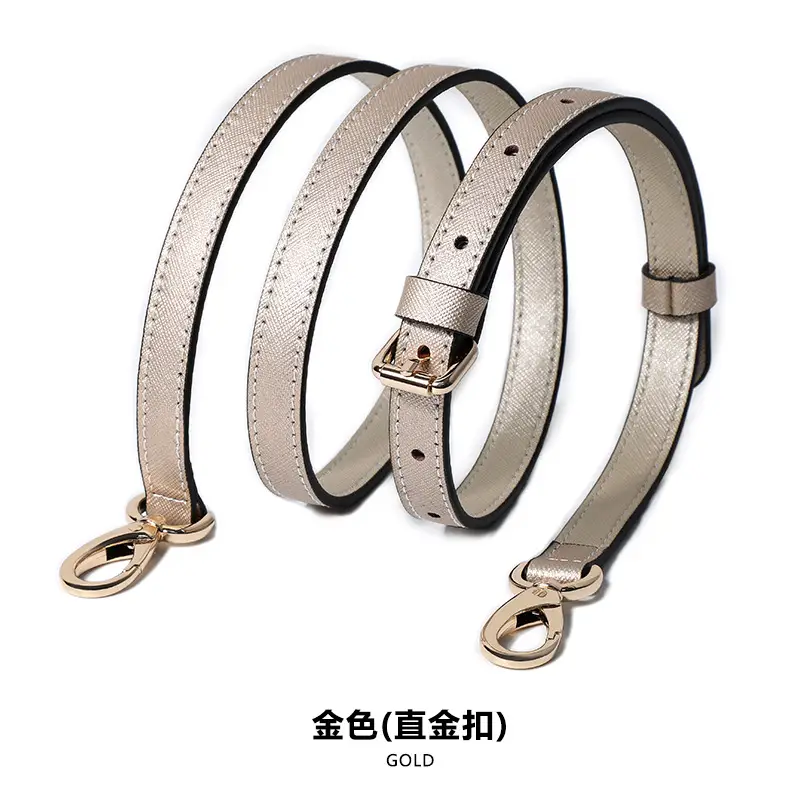 Adjustable Leather Shoulder Bag with Silver Buckle - Image 16