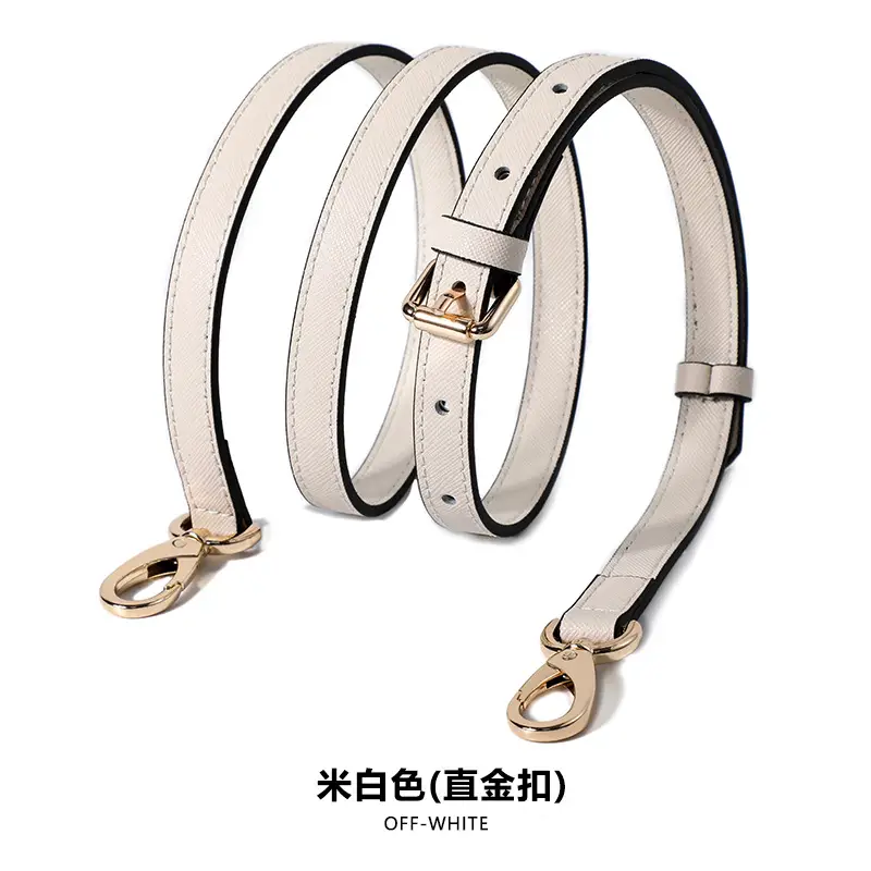 Adjustable Leather Shoulder Bag with Silver Buckle - Image 25