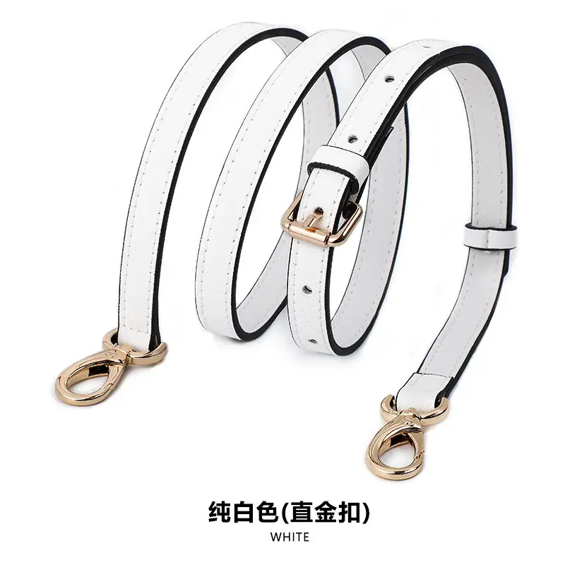 Adjustable Leather Shoulder Bag with Silver Buckle - Image 31