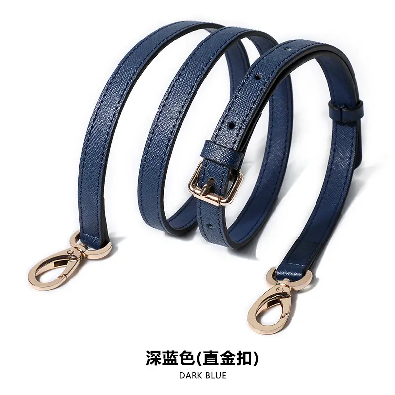 Adjustable Leather Shoulder Bag with Silver Buckle - Image 7