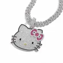 Hip-Hop Cross Necklace with Crystal Accents — feature 21