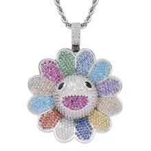 Hip-Hop Cross Necklace with Crystal Accents — feature 22