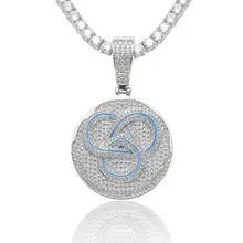 Hip-Hop Cross Necklace with Crystal Accents — feature 31
