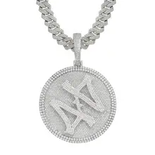 Hip-Hop Cross Necklace with Crystal Accents — feature 35