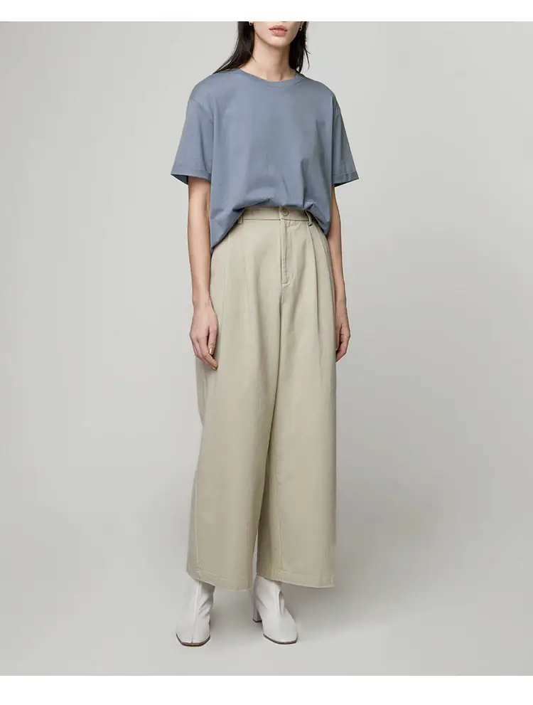 Men Women Cotton T-Shirt Blue Loose Summer — feature 16