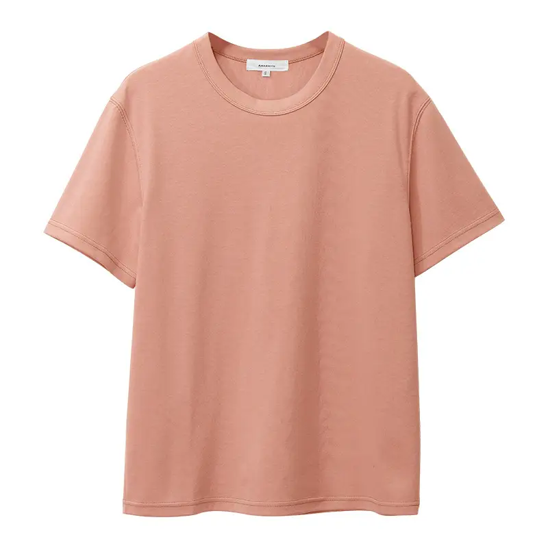 Men Women Cotton T-Shirt Blue Loose Summer - Image 5