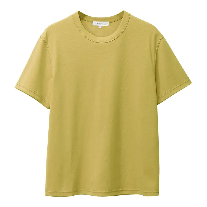 Men Women Cotton T-Shirt Blue Loose Summer - Image 7
