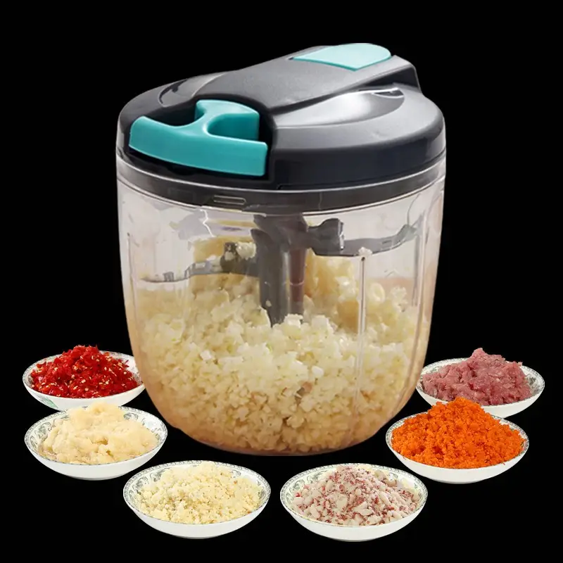 900ml Manual Blender for Veggie Chopping & Chili Making - Image 8
