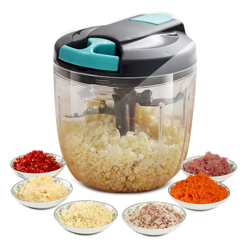 900ml Manual Blender for Veggie Chopping & Chili Making - Image 9