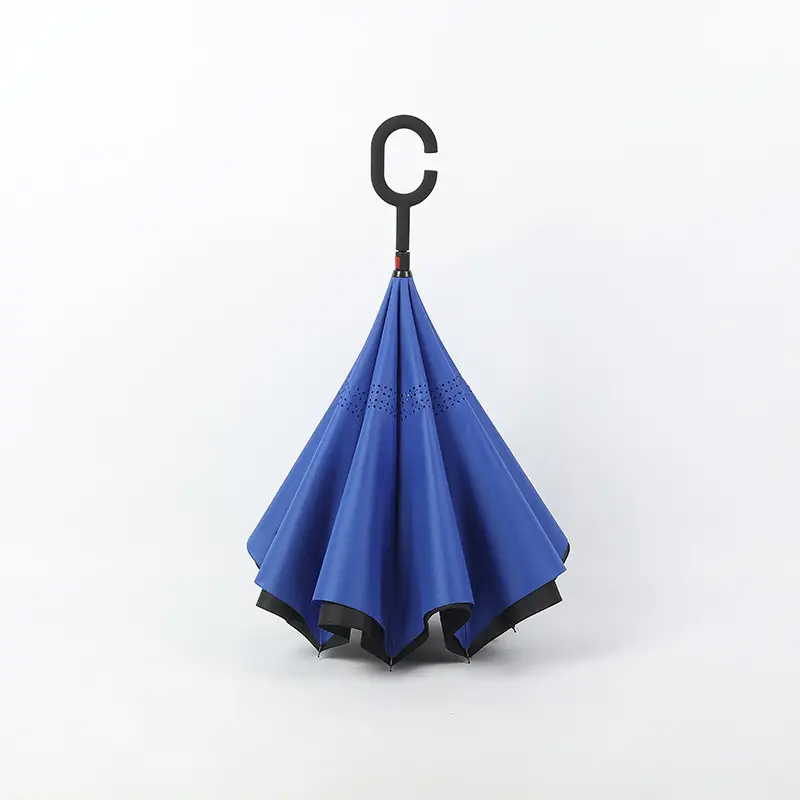 Double Layer Reverse Umbrella Yellow Black Hands Free - Image 13