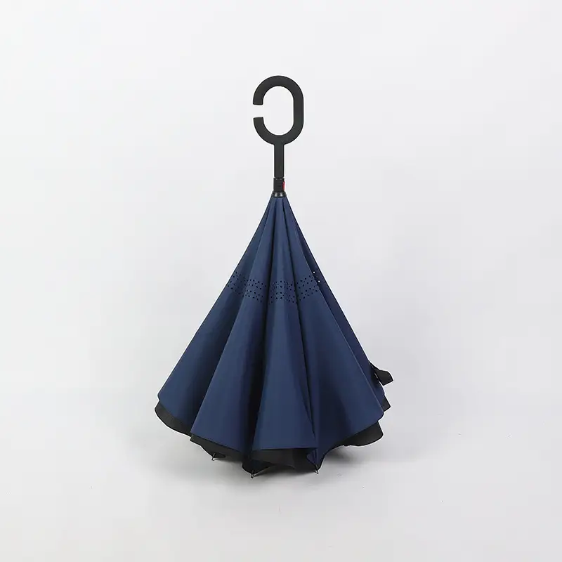 Double Layer Reverse Umbrella Yellow Black Hands Free - Image 16
