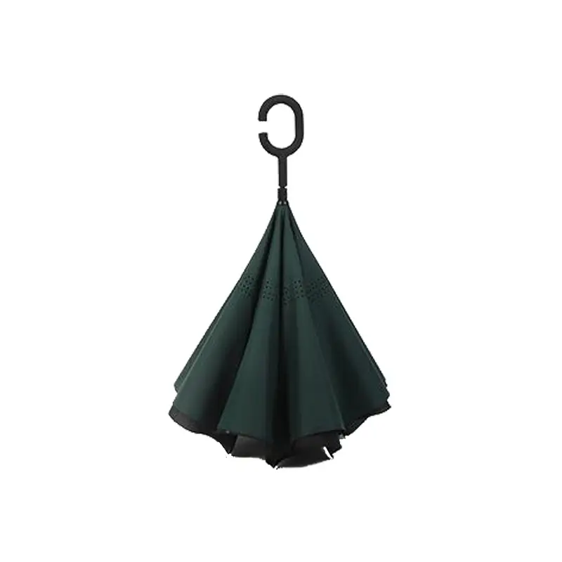 Double Layer Reverse Umbrella Yellow Black Hands Free - Image 17