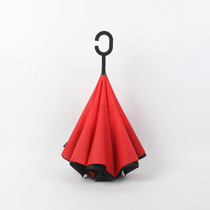Double Layer Reverse Umbrella Yellow Black Hands Free - Image 7