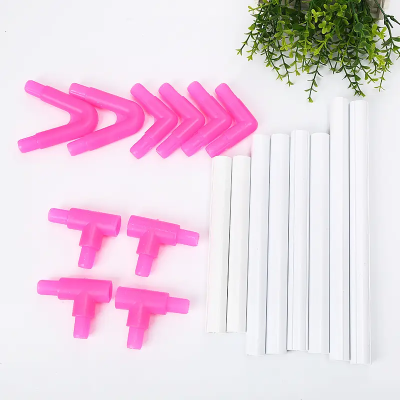 Pink PVC Cross Stitch Embroidery Tools Set - Image 4