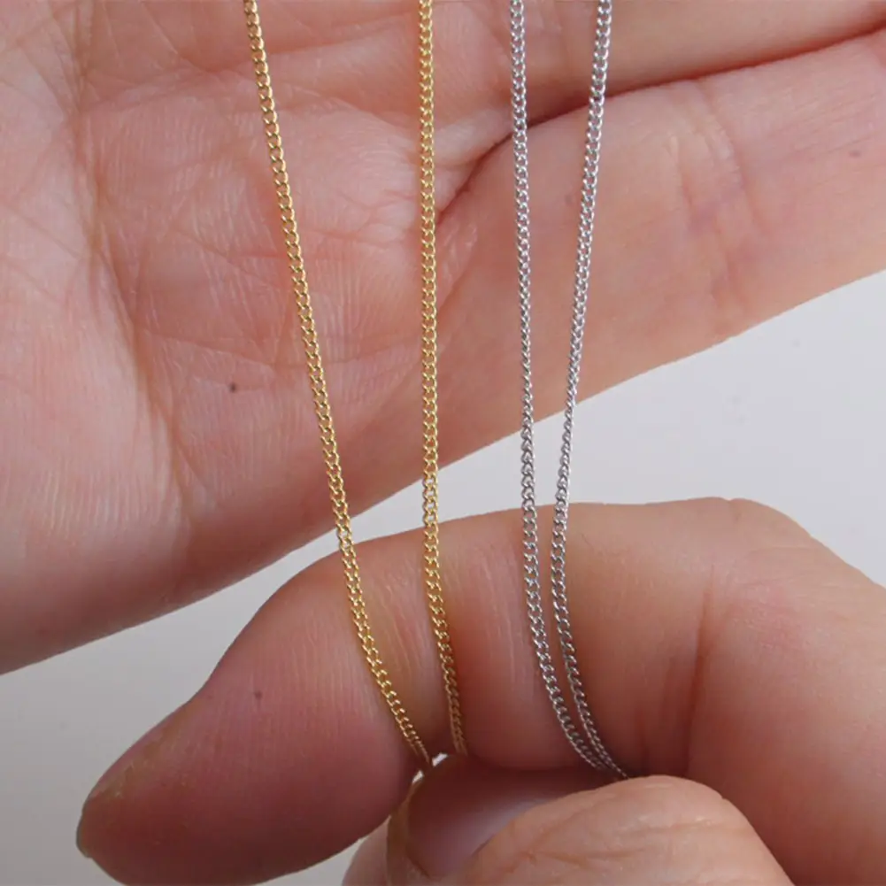 Gold Plated Women's S925 Sterling Silver Necklace with Clasp — feature 12